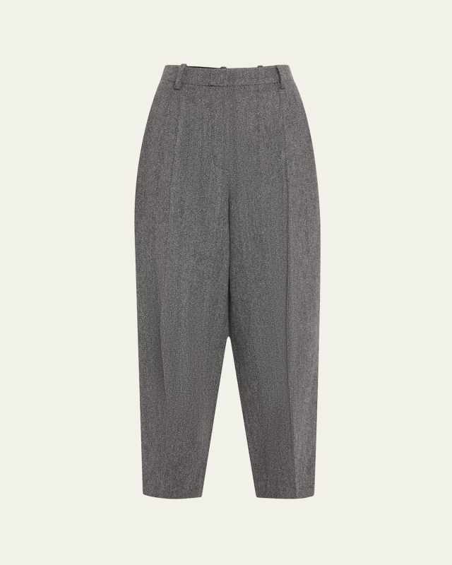 Dan Tapered Wool Cashmere Trousers